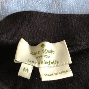 Kate spade black jeweled sweater